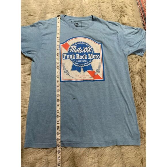 Men's MotoXXX Punk Rock Moto Tee Large - Picture 6 of 7